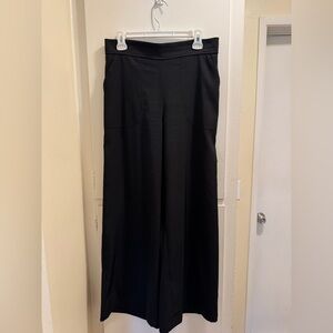 Max Studio Twill Easy Wide Leg Trouser |Black| Size: L